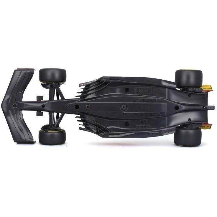 Bburago Formula Racing Charles Leclerc #16 with Ferrari F1-75 Giallo Modena 2nd Place In Italin Grand Prix F1 2022 Die-Cast Model Car 1:18 Scale, , large image number 5