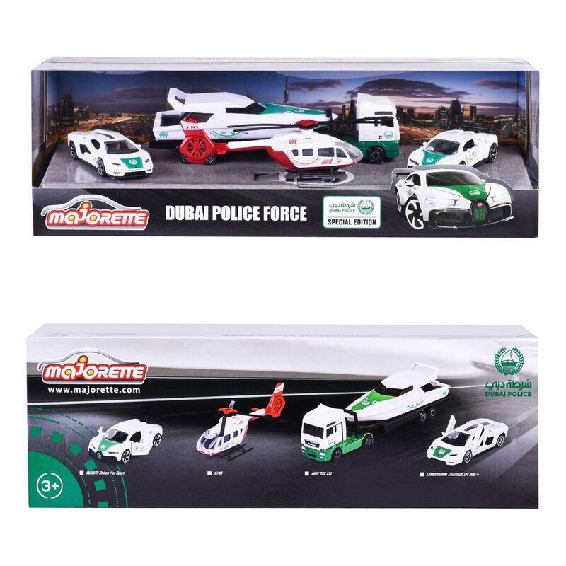 Majorette Dubai Police Force Car Set (Pack of 5), , large image number 0