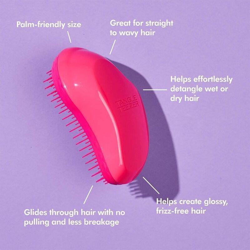 Tangle Teezer The Original Wet And Dry Detangling Hairbrush - Light Pink, , large image number 2
