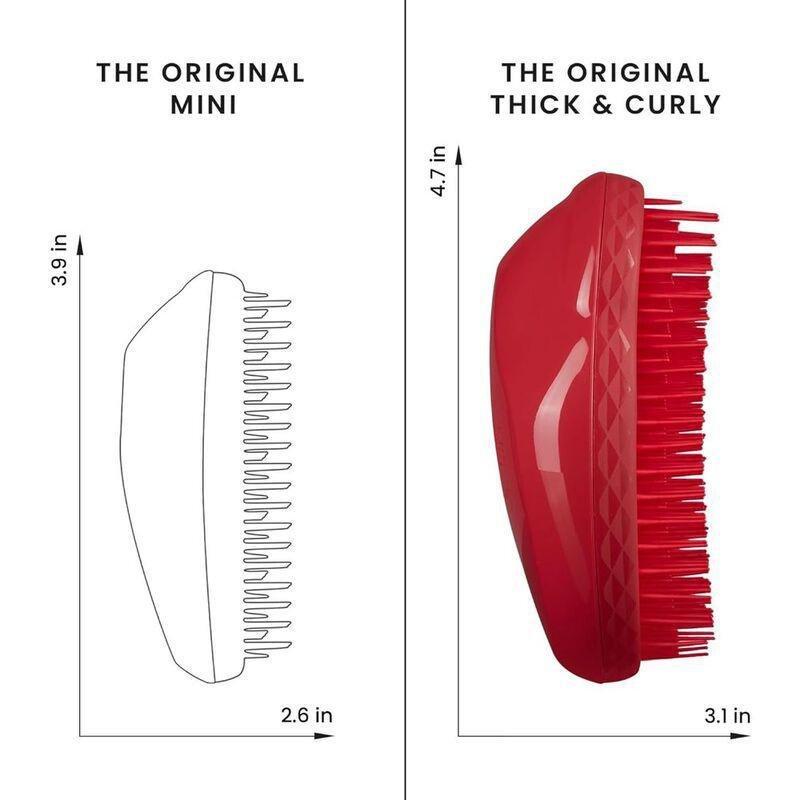 Tangle Teezer The Original Thick & Curly Detangling Hairbrush - Pink, , large image number 2