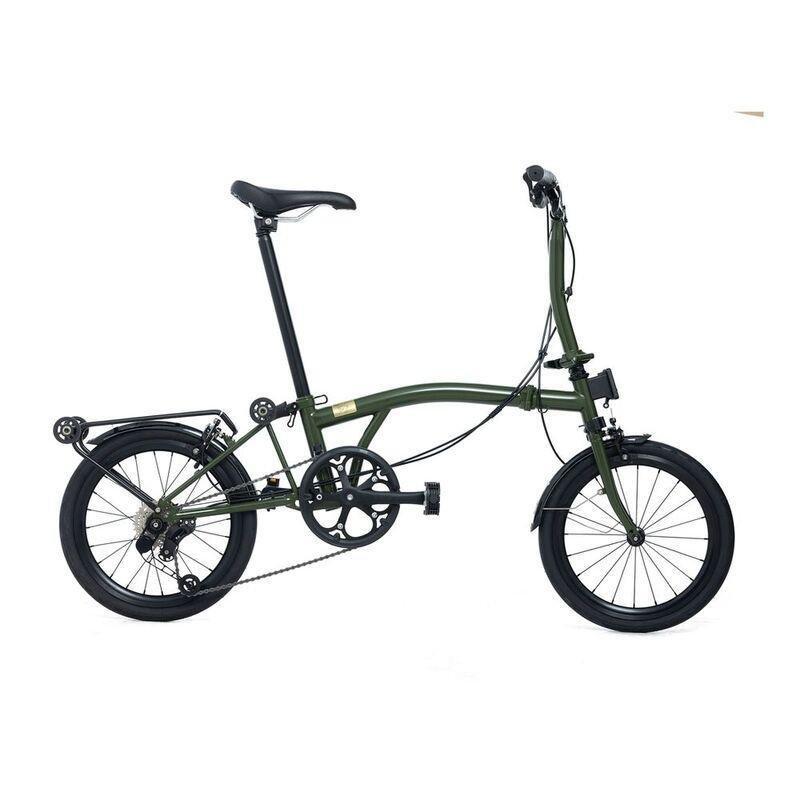 Bike's SE Olive Green Folding Bike, , medium