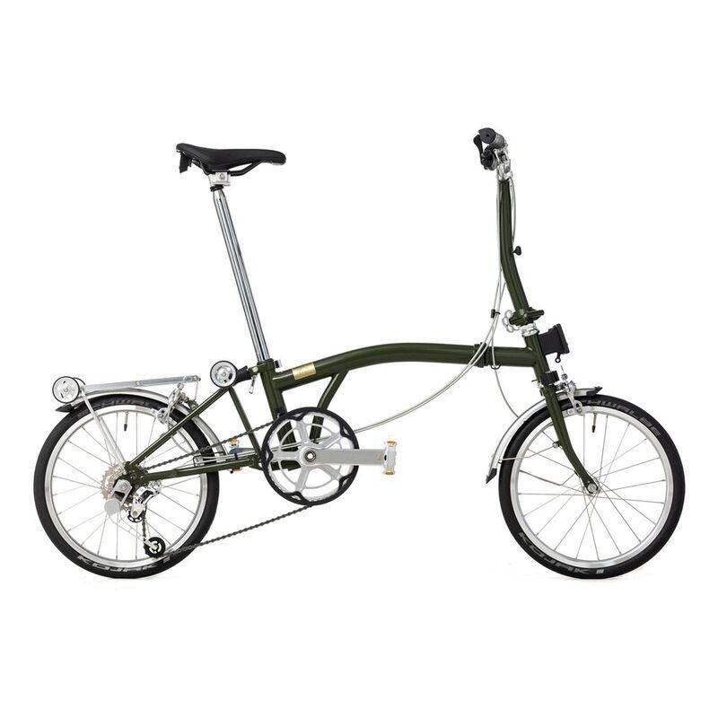 Bike's Urban Dark Green Folding Bike, , large image number 0