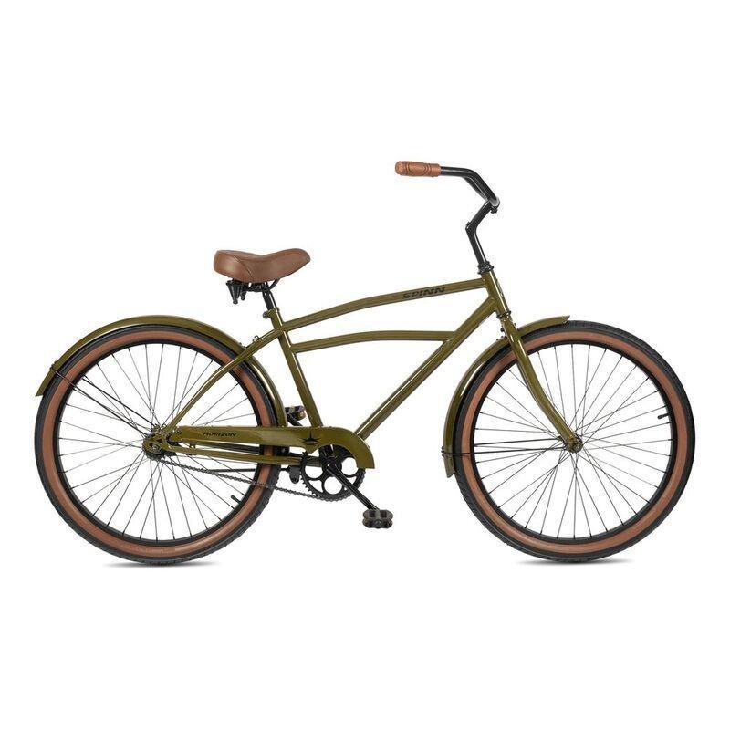 Spinn Horizon 1 Olive Men's Bike, , medium
