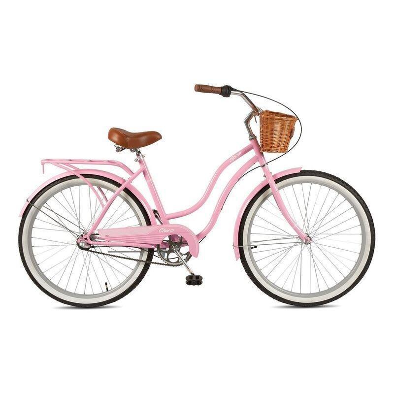 Spinn Charm 3I Step Thru Soft Pink Women's Bike, , medium