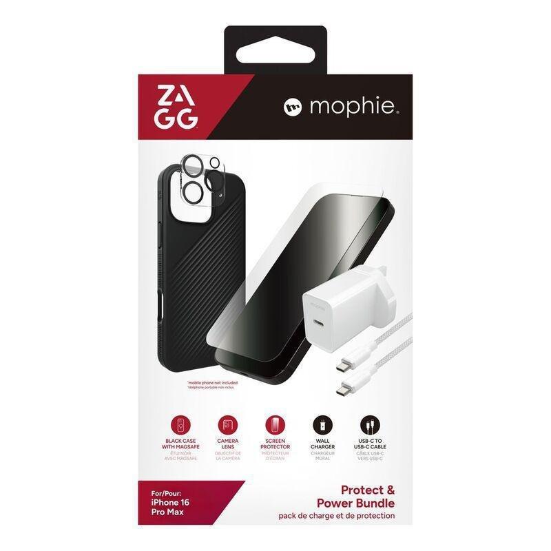 Zagg Luxesnap/ Glass Elite/IS Glass Elite Camera/ Cable & Power Bundle for iPhone 16 Pro Max, , large image number 1