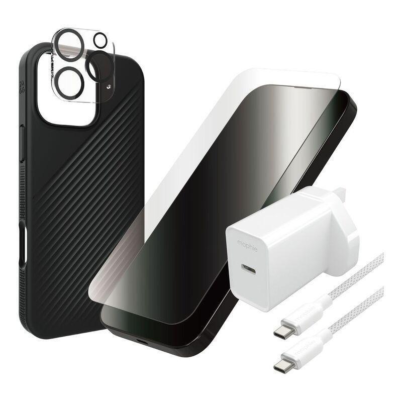Zagg Luxesnap/ Glass Elite/IS Glass Elite Camera/ Cable & Power Bundle for iPhone 16 Pro Max, , large image number 2