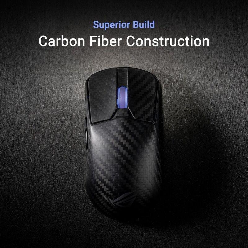 ASUS P718 ROG Harpe Ace Carbon Fiber Extreme Gaming Mouse - Black, , large image number 1