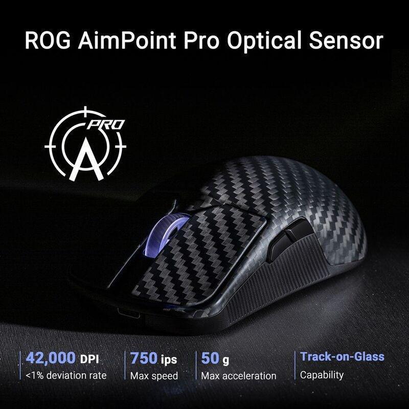 ASUS P718 ROG Harpe Ace Carbon Fiber Extreme Gaming Mouse - Black, , large image number 4