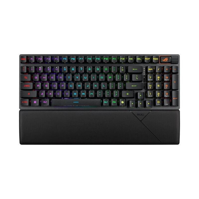 ASUS X902 Scope II 96 RX Wireless ABS Keycaps Gaming Keyboard - RX Blue Switch - Black (Arabic Layout), , large image number 0