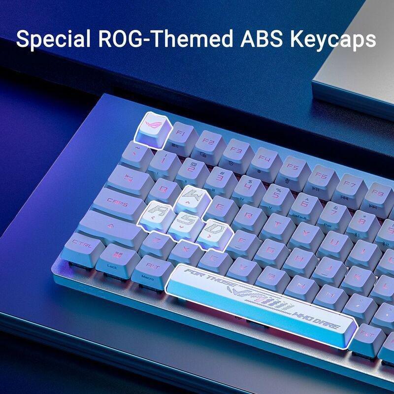 ASUS X902 Scope II 96 RX Wireless ABS Keycaps Gaming Keyboard - White (Arabic Layout), , large image number 2