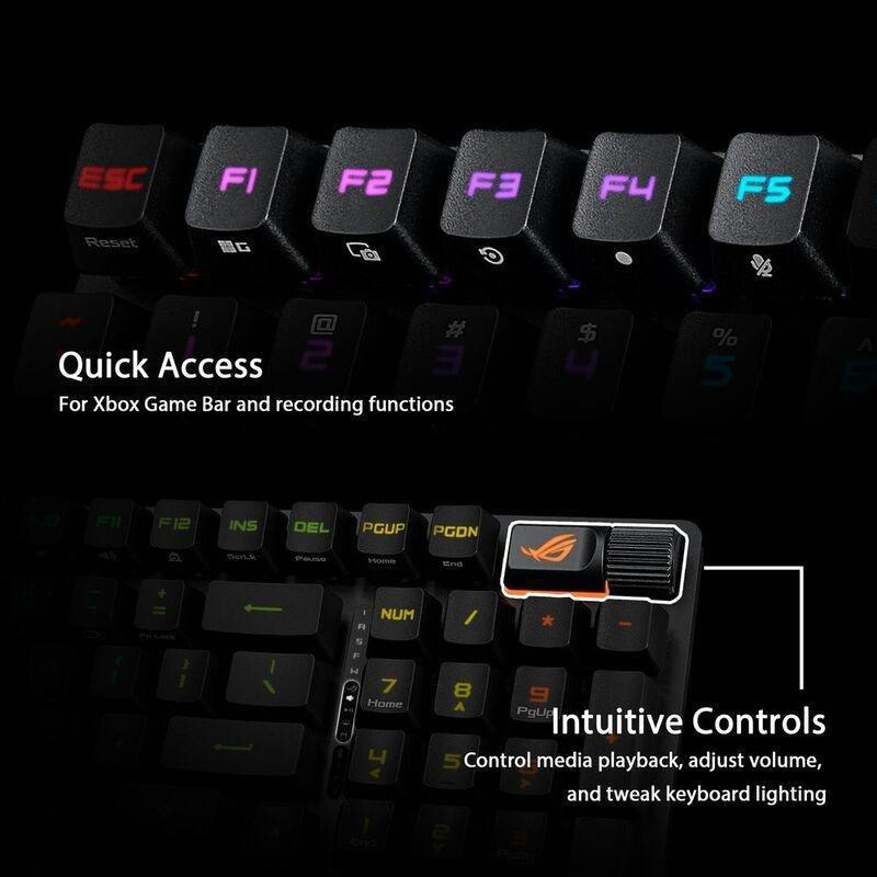 ASUS X902 Scope II 96 RX Wireless ABS Keycaps Gaming Keyboard - White (Arabic Layout), , large image number 4