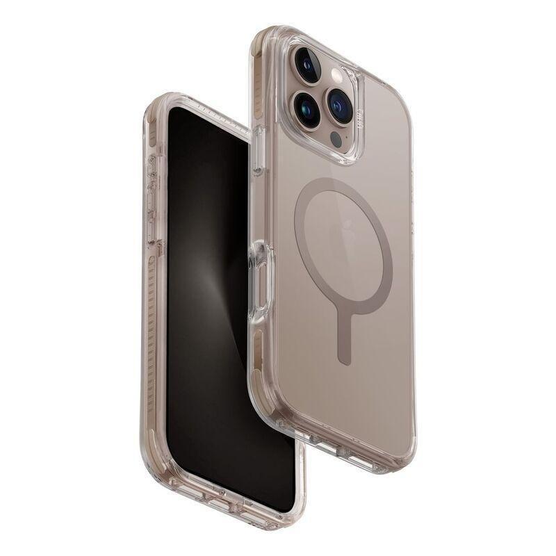 UNIQ Hybrid iPhone 16 Pro Max (2024) Case 6.9 Magclick Charging Combat - Taupe Gold (Taupe Gold), , medium
