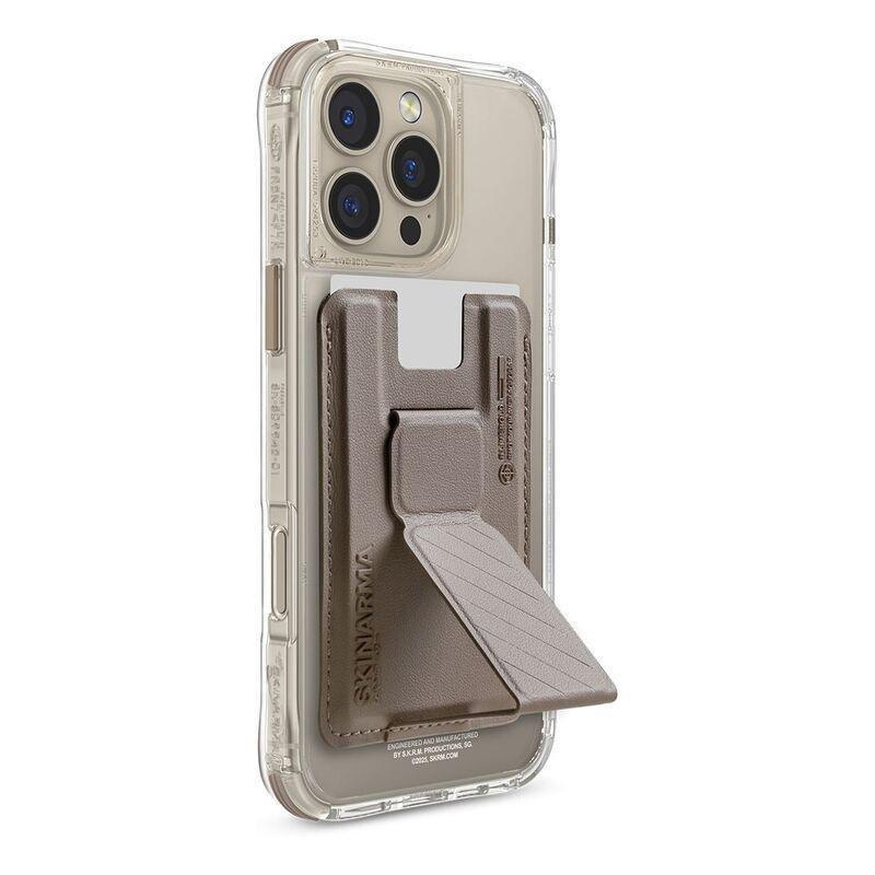 SkinArma iPhone 16 Pro Max 6.9 (2024) Case Saido Mag-Charge (Prime Edition) + Kado Magnetic Cardholder (Bundle Pack) Gold, , medium