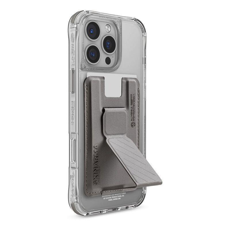 SkinArma iPhone 16 Pro Max 6.9 (2024) Case Saido Mag-Charge (Prime Edition) + Kado Magnetic Cardholder (Bundle Pack) Titanium, , medium