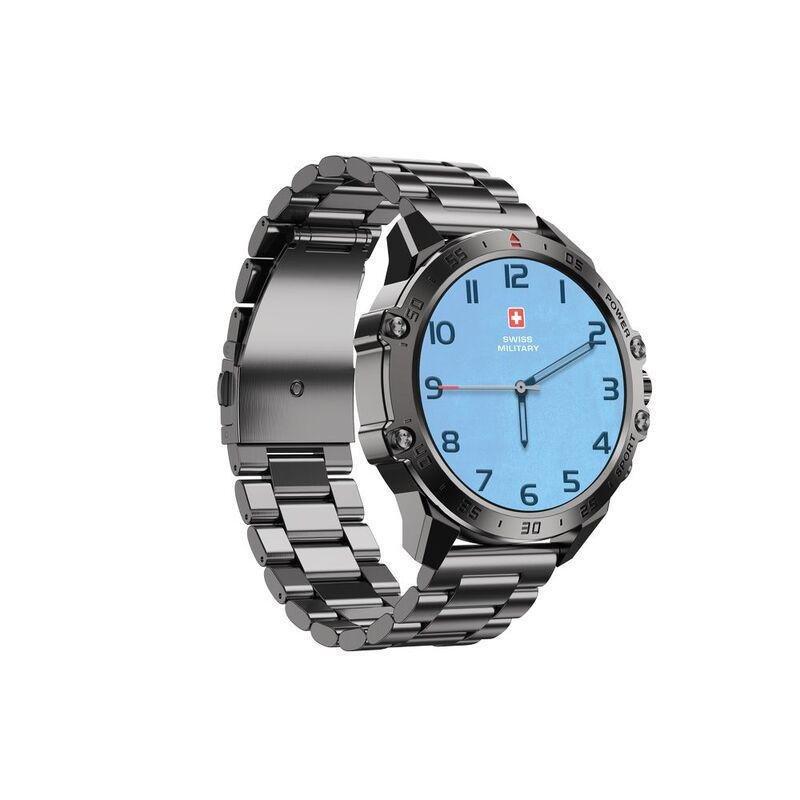 Swiss Military DOM5 Smartwatch With Gun Metal Strap, , medium