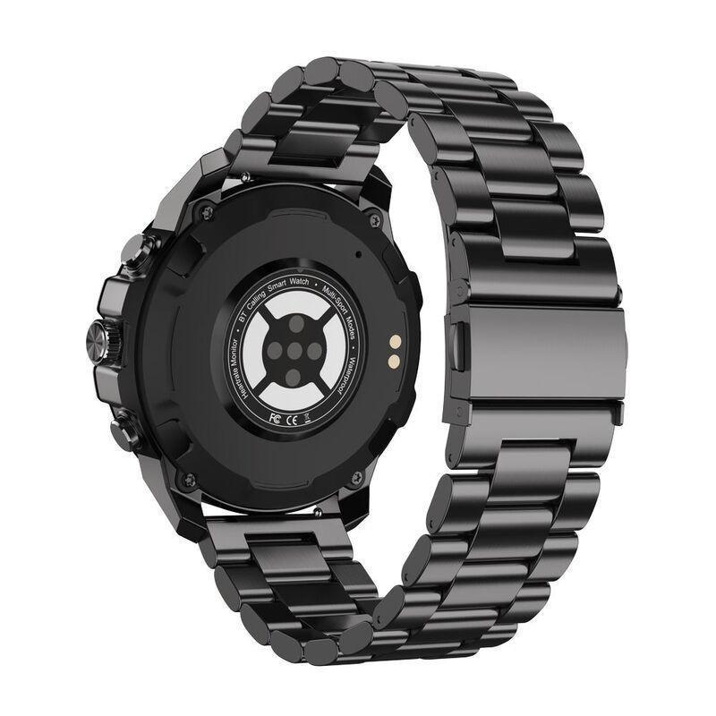 Swiss Military DOM5 Smartwatch With Gun Metal Strap, , medium