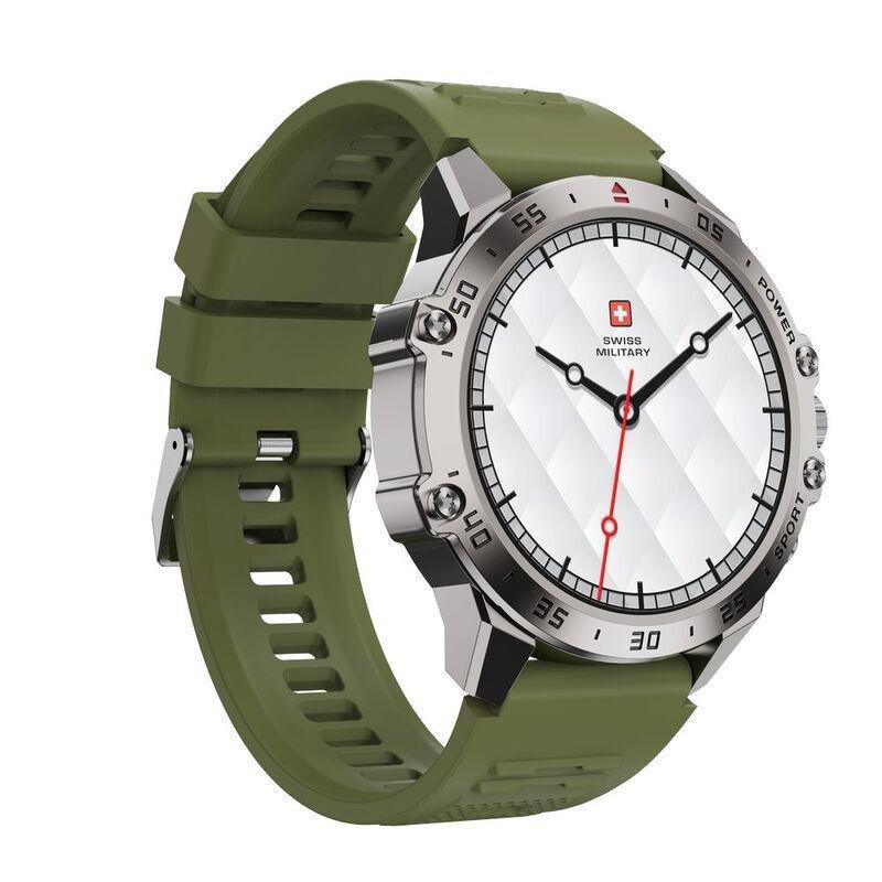 Swiss Military DOM5 Smartwatch With Green Silicon Strap, , large image number 0