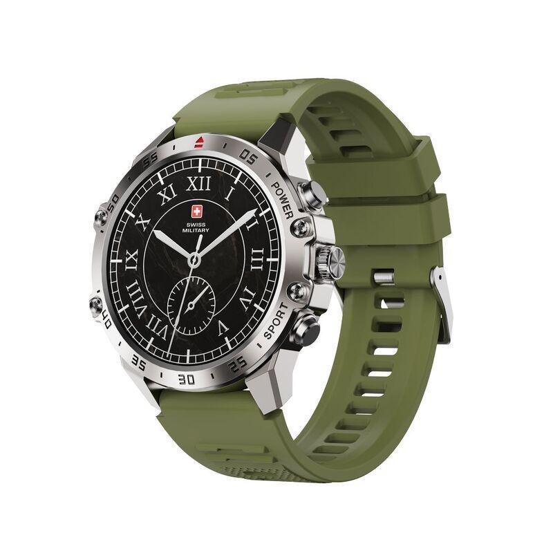 Swiss Military DOM5 Smartwatch With Green Silicon Strap, , large image number 1