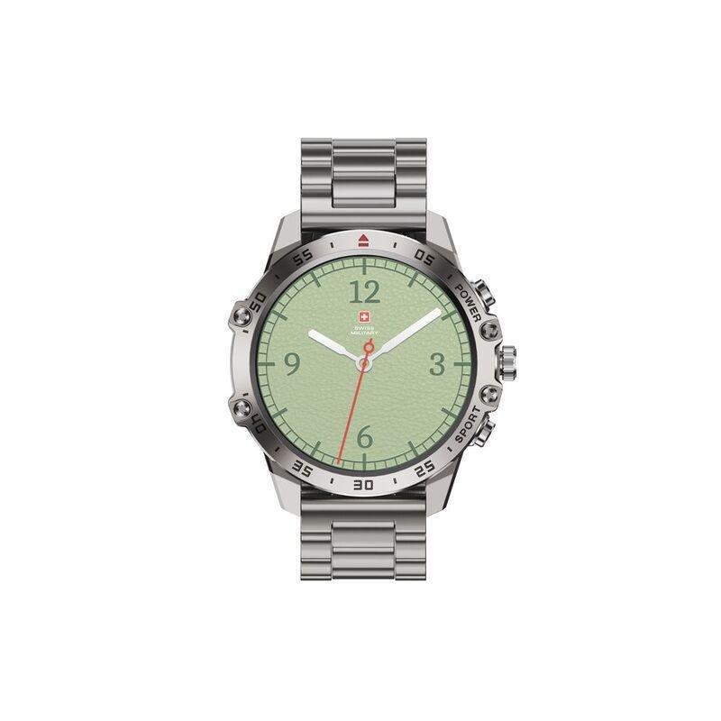 Swiss Military DOM5 Smartwatch With Silver Metal Strap, , large image number 1