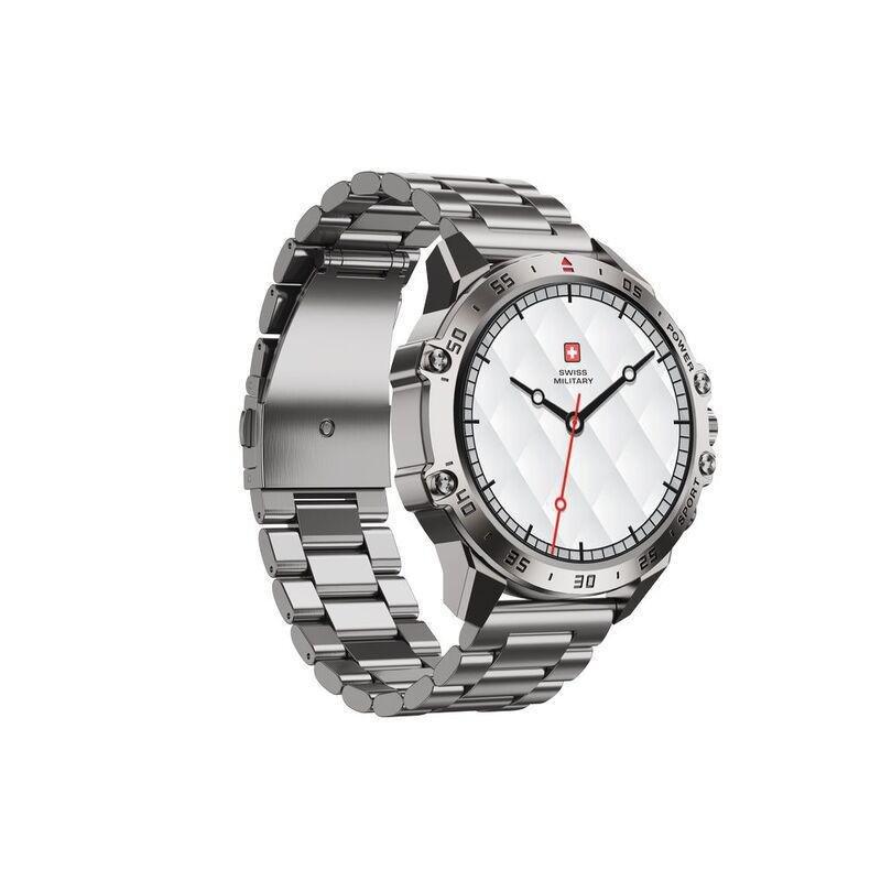 Swiss Military DOM5 Smartwatch With Silver Metal Strap, , large image number 2
