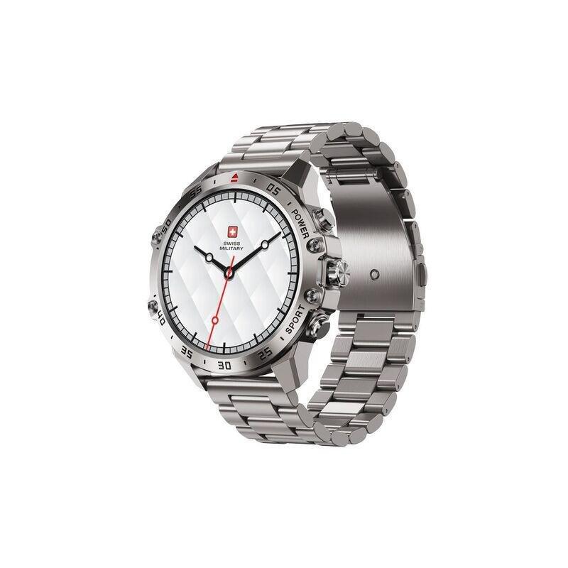 Swiss Military DOM5 Smartwatch With Silver Metal Strap, , large image number 3