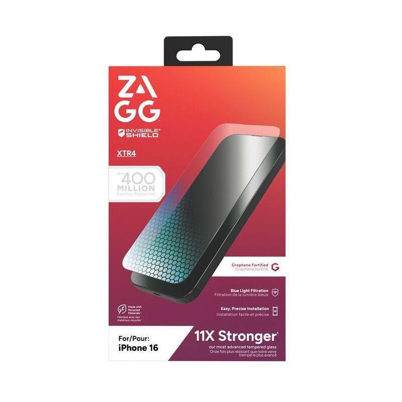 Zagg Invisibleshield Glass Xtr4 Screen Protector for Apple iPhone 16/ 15, , large image number 4