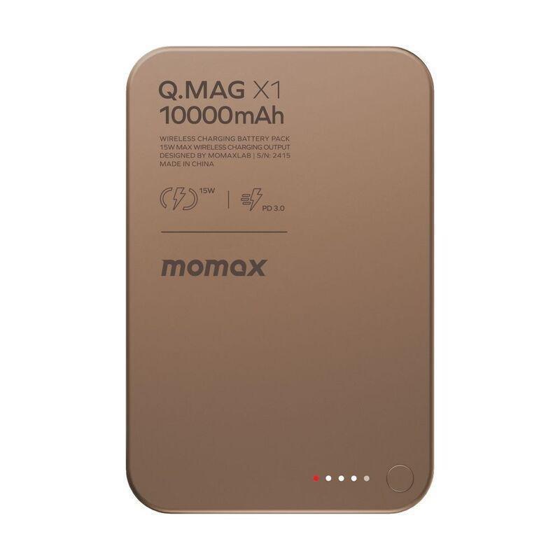 Momax Q.Mag X1 10000Mah 15W Magsafe Wireless Power - Rose Gold, , medium
