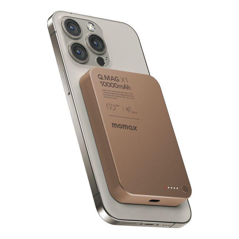 Momax Q.Mag X1 10000Mah 15W Magsafe Wireless Power - Rose Gold, , large image number 1