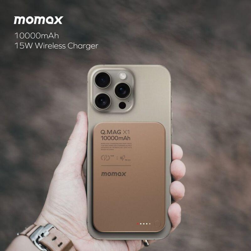Momax Q.Mag X1 10000Mah 15W Magsafe Wireless Power - Rose Gold, , large image number 5