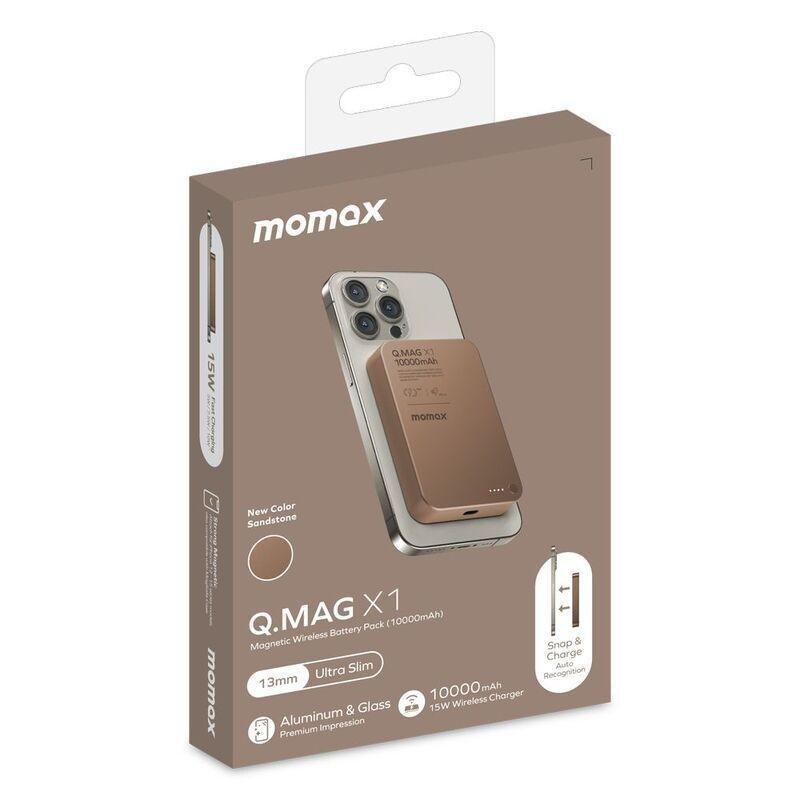 Momax Q.Mag X1 10000Mah 15W Magsafe Wireless Power - Rose Gold, , large image number 6