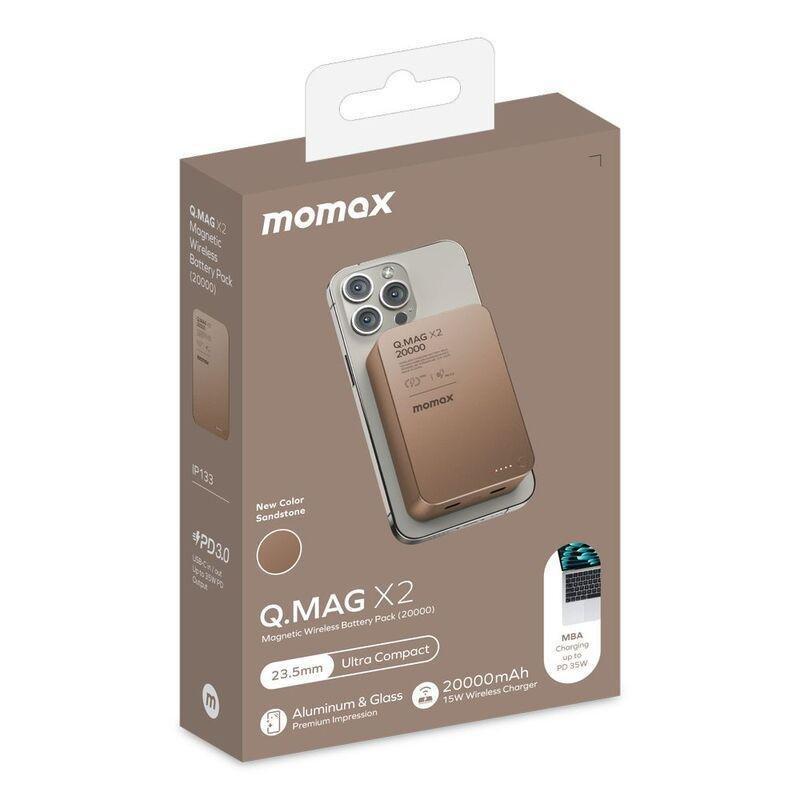 Momax Q.Mag X2 20000Mah Gen2 Magsafe Wireless Power Bank - Rose Gold, , large image number 4