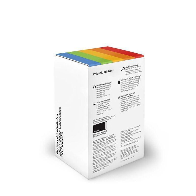 Polaroid Hiprint 2nd Generation 2 x 3 Paper Cartridge (60 Sheets), , large image number 1