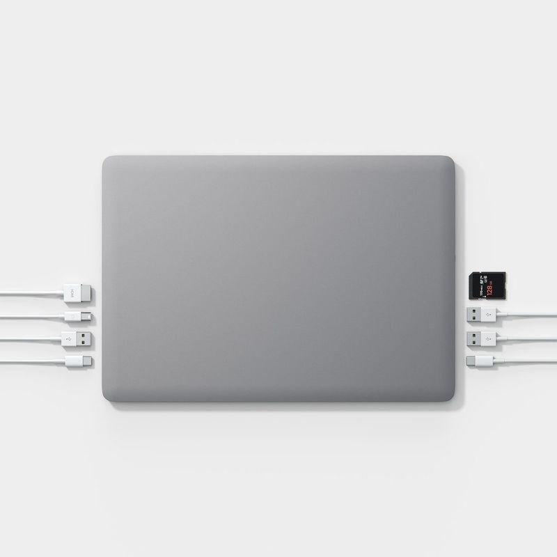 Linedock 13 Macbook Docking Station with Built In Battery Space Grey (Without SSD), , medium