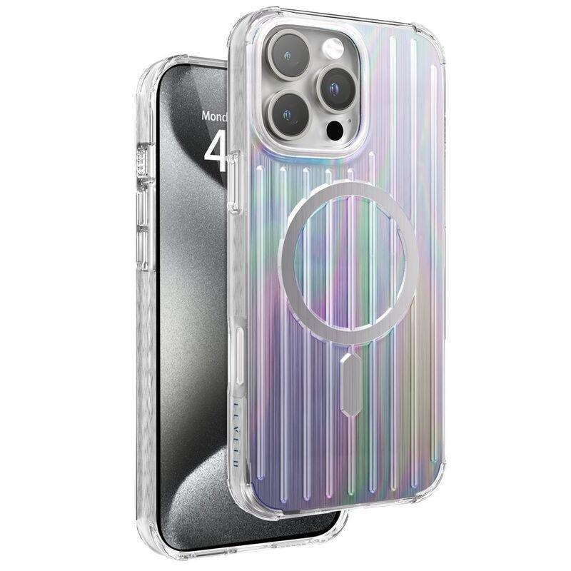 Levelo Cabin Magsafe Case For iPhone 16 Pro Max For Iridescent, , medium