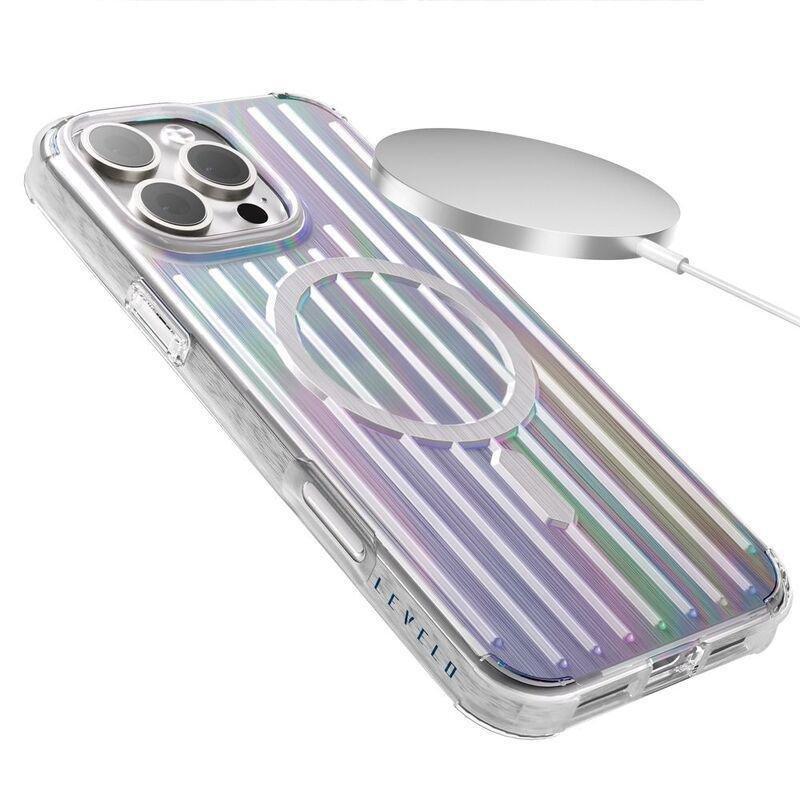 Levelo Cabin Magsafe Case For iPhone 16 Pro Max For Iridescent, , large image number 8