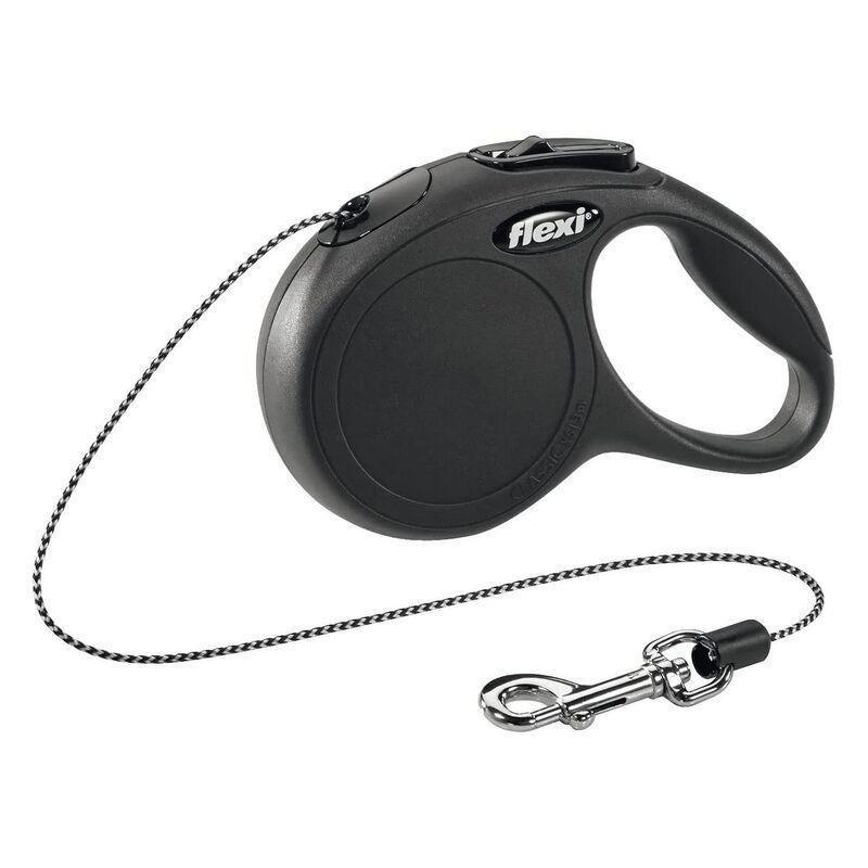 FLEXI Flexi New Classic XS Cord Cat Dog Leash 3M Black Azadea UAE