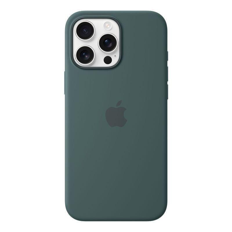Apple iPhone 16 Pro Max Silicone Case with MagSafe - Lake Green, , medium