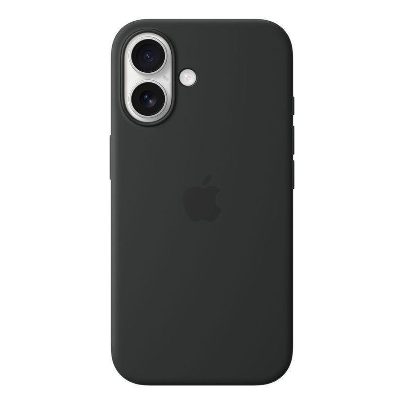 Apple iPhone 16 Silicone Case with MagSafe - Black, , medium