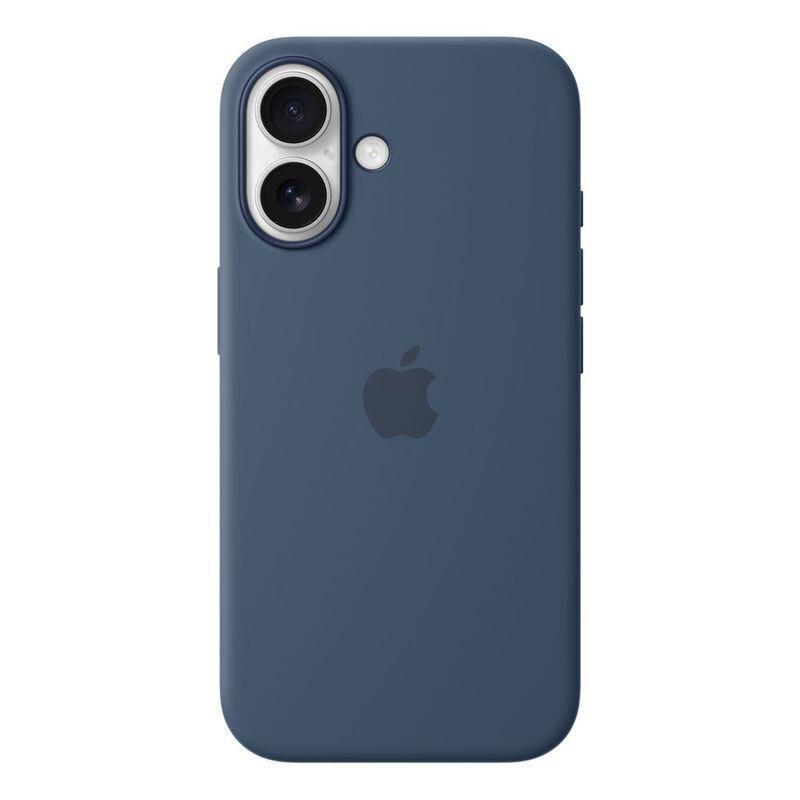 Apple iPhone 16 Silicone Case with MagSafe - Denim, , medium