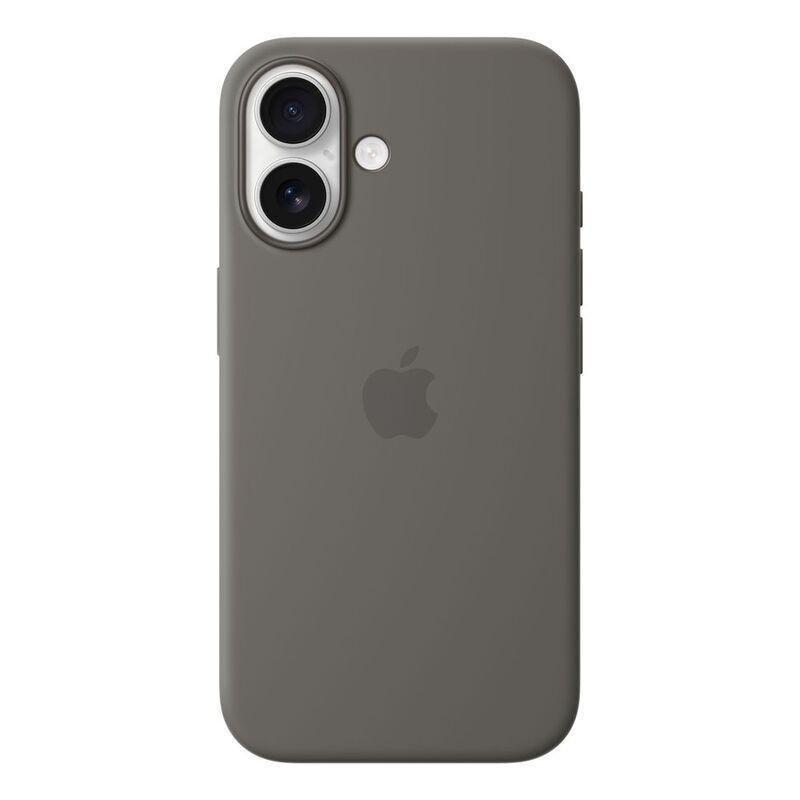 Apple iPhone 16 Silicone Case with MagSafe - Stone Gray, , medium