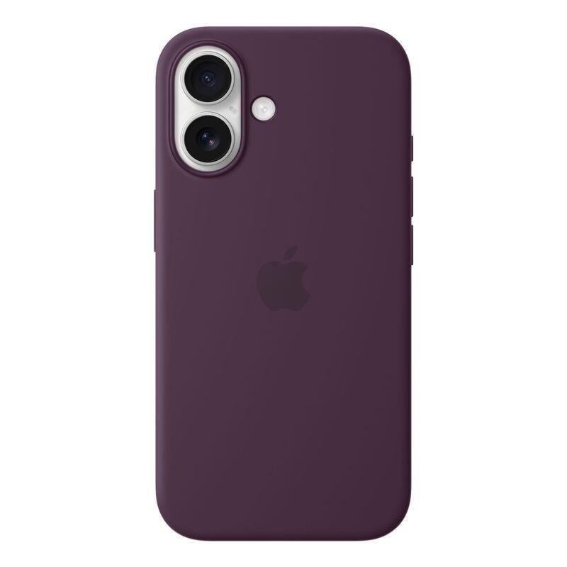 Apple iPhone 16 Silicone Case with MagSafe - Plum, , medium