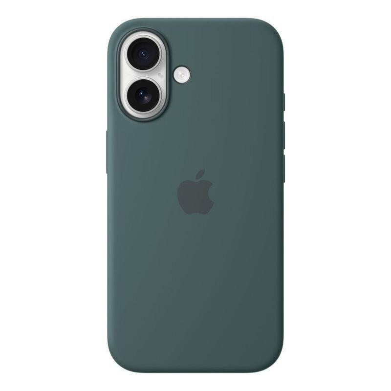 Apple iPhone 16 Silicone Case with MagSafe - Lake Green, , medium