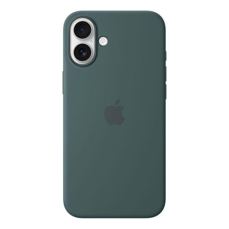 Apple iPhone 16 Plus Silicone Case with MagSafe - Lake Green, , medium
