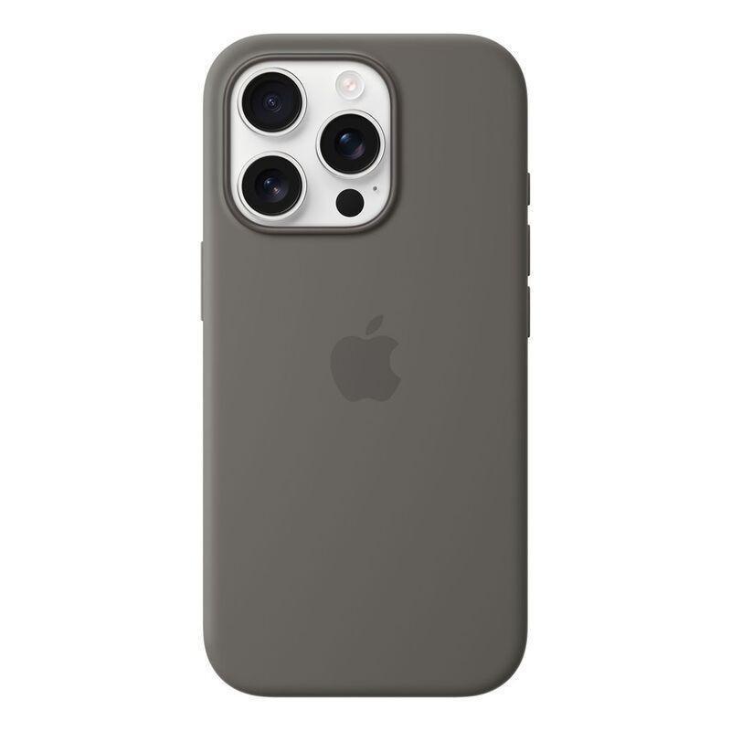 Apple iPhone 16 Pro Silicone Case with MagSafe - Stone Gray, , medium