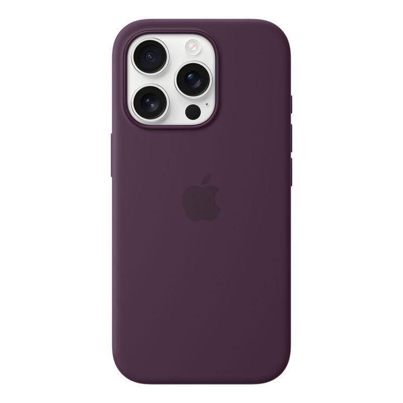 Apple iPhone 16 Pro Silicone Case with MagSafe - Plum, , medium