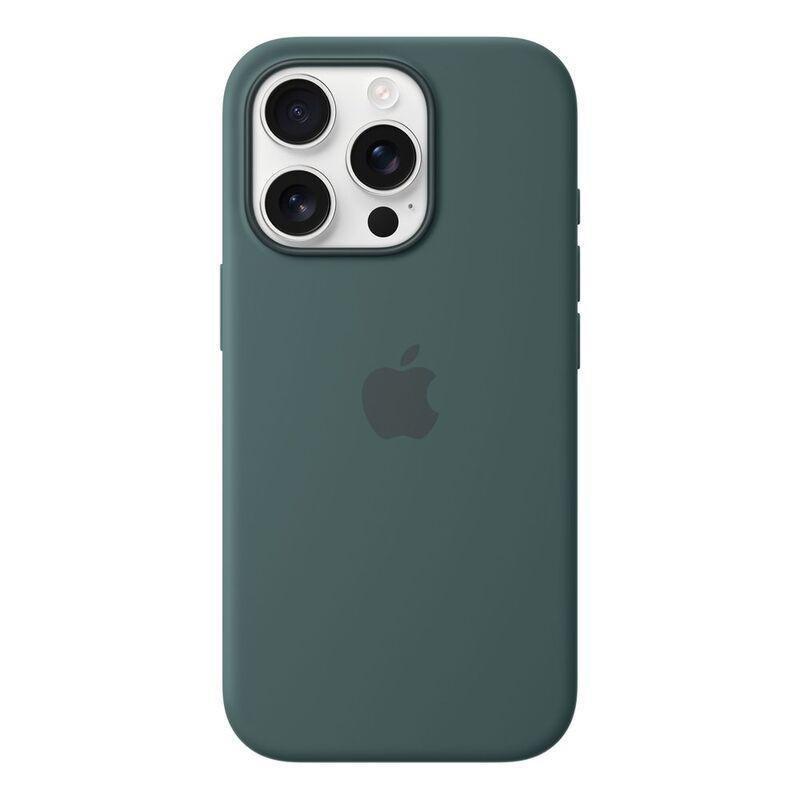 Apple iPhone 16 Pro Silicone Case with MagSafe - Lake Green, , medium