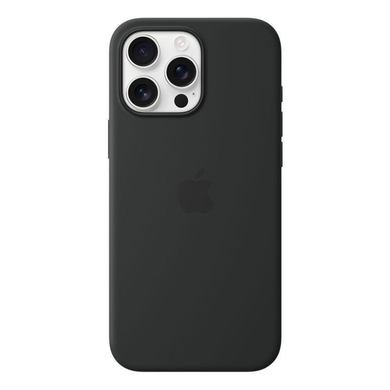 Apple iPhone 16 Pro Max Silicone Case with MagSafe - Black, , medium