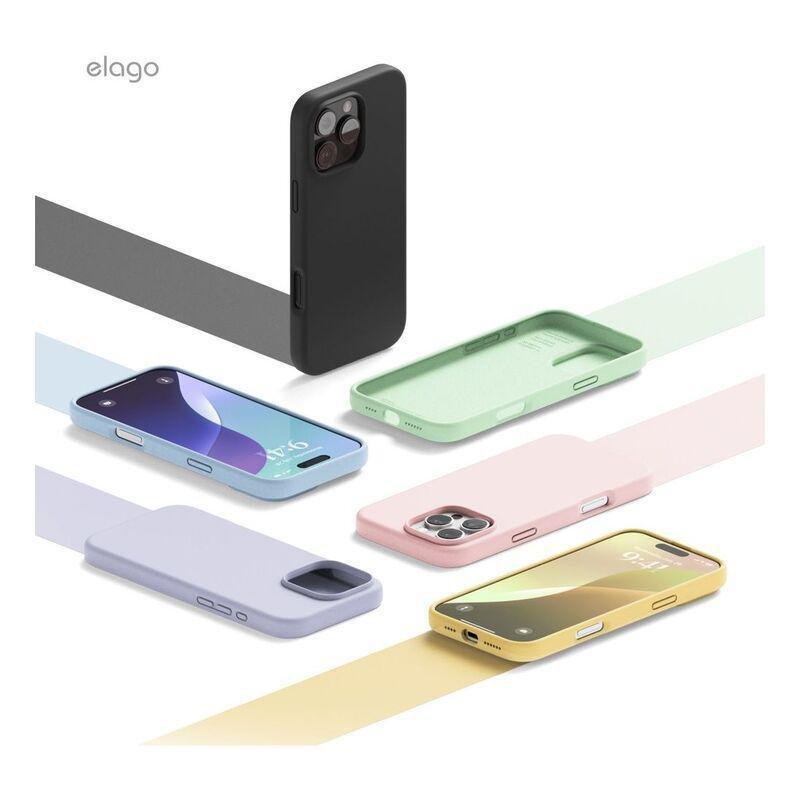 Elago Magnetic Silicone case for iPhone 16 Pro - Black, , large image number 5