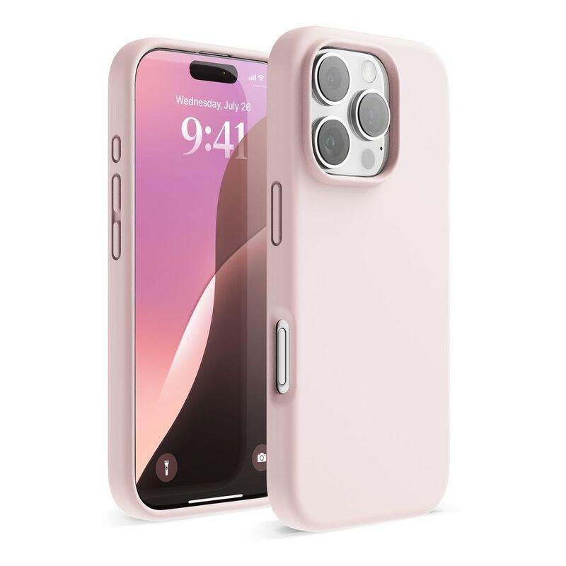 Elago Magnetic Silicone case for iPhone 16 Pro - Lovely Pink, , medium