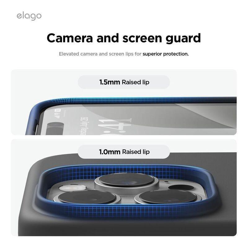 Elago Magnetic Silicone case for iPhone 16 Pro Max - Black, , large image number 5